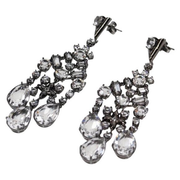 LOUIS VUITTON Pierce LV Chandelier Metal Silver Tone - Picture 1 of 16